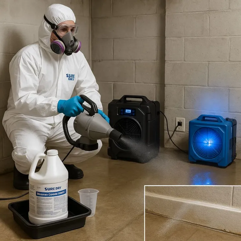 Sanitization and Odor Removal process in Granville, WV