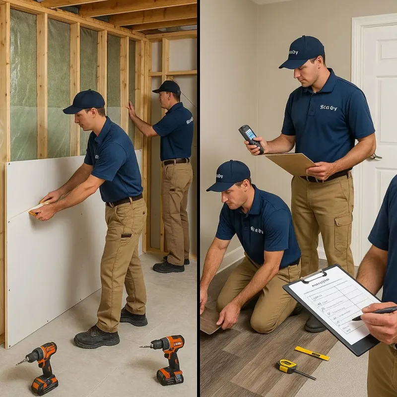 Repairs and Reconstruction process in Granville, WV